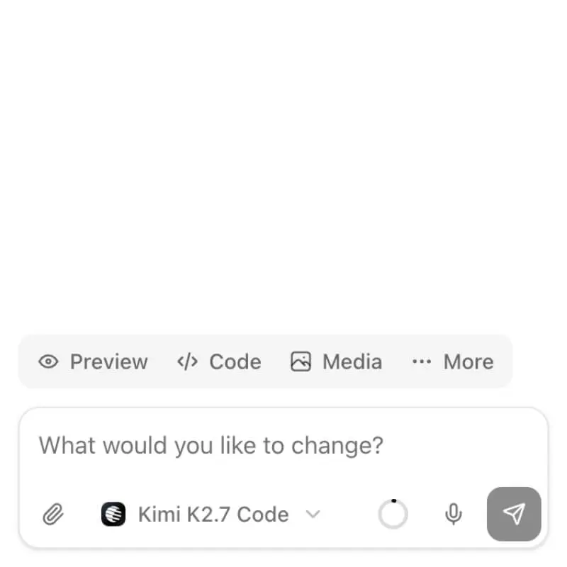 Editing a live digital restaurant menu from the builder during service